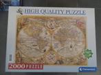 Clementoni World Map puzzle 2000 stukjes, Hobby en Vrije tijd, Ophalen of Verzenden, Meer dan 1500 stukjes, Zo goed als nieuw