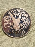 Indonesië, 5000 rupiah 1974, zilver, Proof (5), Postzegels en Munten, Munten | Azië, Zilver, Ophalen of Verzenden