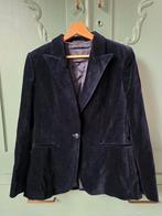 Donkerblauwe, velvet blazer van Massimo Dutti, maat M, Kleding | Dames, Maat 38/40 (M), Massimo Dutti, Blauw, Ophalen of Verzenden