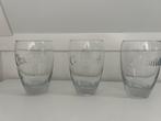 Chocomel Glazen - Set van 3, Huis en Inrichting, Glas of Glazen, Gebruikt, Ophalen of Verzenden, Glas