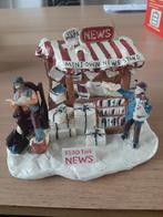 Kerstdorp kranten verkoop kraam miniatuur, Ophalen of Verzenden