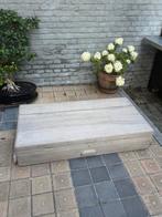 Houten Opbergbox met Rollers, 100 tot 150 cm, Ophalen of Verzenden, Zo goed als nieuw, 75 tot 100 cm