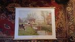 Schoolplaat van de herkauwers, schilderij, Huis en Inrichting, Ophalen of Verzenden, Nieuw, Schilderij, Minder dan 50 cm