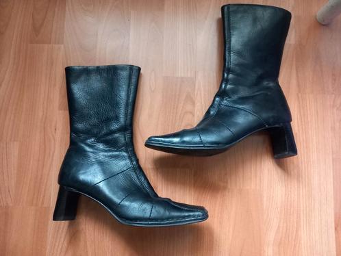 Durlinger zwarte leren enkellaars mt 36 Ehv5655 geldrop, Kleding | Dames, Schoenen, Zo goed als nieuw, Lage of Enkellaarzen, Zwart