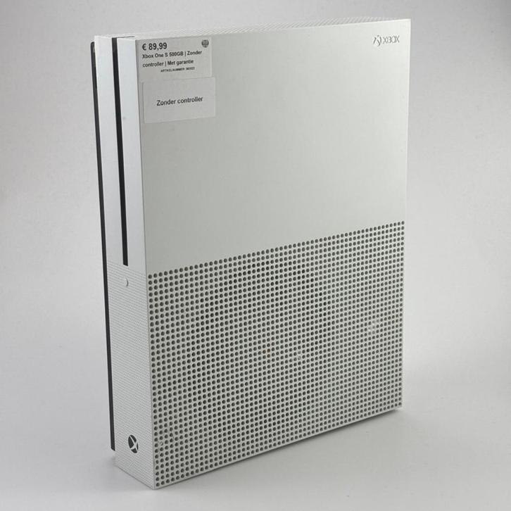 Xbox One S 500GB Wit | Zonder controller | Met garantie, Spelcomputers en Games, Spelcomputers | Xbox One, Zo goed als nieuw