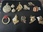 Broches. Kerstbroches. 10 Stuks voor de Kerstdagen., Sieraden, Tassen en Uiterlijk, Broches, Overige materialen, 4 tot 7 cm, Overige kleuren