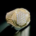 Prachtige 14 krt gouden turtle ring, Ophalen of Verzenden, Nieuw, 20 of groter, Goud