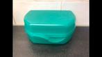 Tupperware clipdoos cliptrommel lunchdoos lunchbox clip, Groen, Overige typen, Ophalen of Verzenden, Zo goed als nieuw