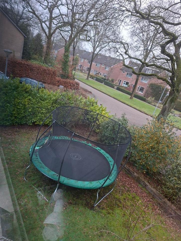 Trampoline met veiligheidsnet, Kinderen en Baby's, Speelgoed | Buiten | Trampolines, Gebruikt, Ophalen of Verzenden