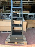 2 stuks Zwarte Vitrinekast met Lade, Antiek en Kunst, Ophalen