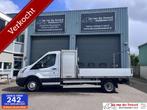 Ford Transit open laadbak 350 2.0 TDCI L4H1 Pick up, Auto's, Bestelauto's, Euro 6, 4 cilinders, 2800 kg, Wit