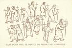 Devotieprentje van Bouwpastoor L.L.Pas - Beverwijk, Ophalen of Verzenden, Zo goed als nieuw, Kaart of Prent, Christendom | Katholiek