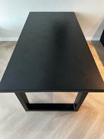 Eikenhouten eettafel met visgraat patroon, Huis en Inrichting, Ophalen, Eikenhout, 200 cm of meer, 50 tot 100 cm