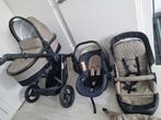Hauck Maxan 4 Trio Set - Beige/Bruin, Gebruikt, Combiwagen, Verstelbare duwstang, Ophalen