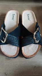 Zwarte Seastar slippers met gouden details, Slippers, Zwart, Seastar, Nieuw