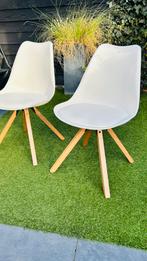 Eetkamerstoelen Olympic Xenos wit, Ophalen, Zo goed als nieuw, Wit