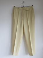 delmod beige crème zachtgele pantalon maat 42 met scheerwol, Beige, Ophalen of Verzenden, Zo goed als nieuw, Lang