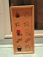 Houten Puzzel. Match de plaatjes aan de juiste contouren., Ophalen, Zo goed als nieuw, Puzzelen