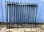 Ronde spijlen hekwerk, Tuin en Terras, Tuinhekken en Hekwerk, Ophalen of Verzenden, Zo goed als nieuw, IJzer