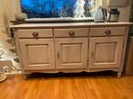 Grenen dressoir whitewash, Ophalen, Gebruikt, 150 tot 200 cm, Landelijk
