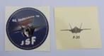 Twee militaire stickers JSF- F-35 Koninklijke Luchtmacht., Ophalen of Verzenden, Luchtmacht, Nederland, Embleem of Badge