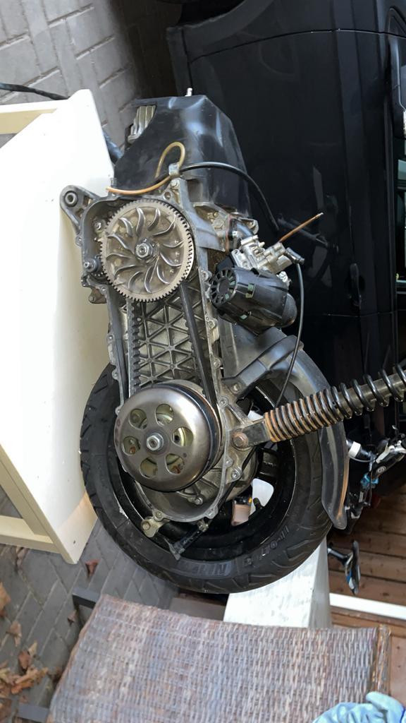 172cc skipper lx blok DD OPTIE, Fietsen en Brommers, Scooters | Piaggio, Zo goed als nieuw, Overige modellen, Tweetakt, Ophalen