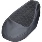 Piaggio Zip Buddyseat zadel zwart stiksels custom Alcantara