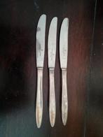 Van Kempen & Begeer verzilverde ontbijtmessen, 3st, Antiek en Kunst, Antiek | Bestek, Ophalen of Verzenden