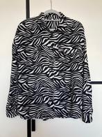 ZGAN Blouse zebra patroon zwart-wit viscose-mix maat 38, Ophalen of Verzenden, Zo goed als nieuw, Maat 38/40 (M), Overige kleuren