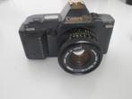 canon t70 met 1.8 50mm, Ophalen of Verzenden, Gebruikt, Spiegelreflex, Canon