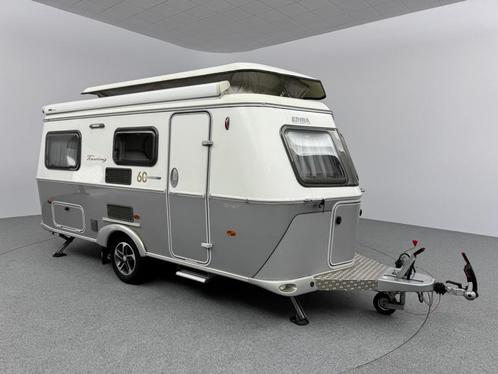 Eriba Touring Troll 542 GT Cassetteluifel Mover Lengte bed, Caravans en Kamperen, Caravans, Bedrijf, Overige, Eriba, 2 aparte bedden