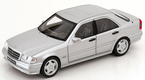 1:18 Mercedes Benz C36 AMG W202 - 1997 - Zilver NIEUW!, Hobby en Vrije tijd, Modelauto's | 1:18, Nieuw, Auto, Norev, Ophalen of Verzenden