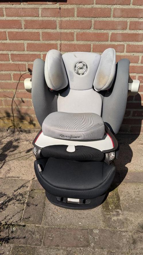 Cybex Pallas M-Fix Moon Dust-Dark Grey, Kinderen en Baby's, Autostoeltjes, Gebruikt, Overige merken, 15 t/m 36 kg, Isofix, Verstelbare rugleuning