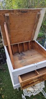 Fraaie antieke houten lessenaar /spreekgestoelte (brocante), Antiek en Kunst, Curiosa en Brocante, Ophalen