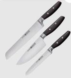 Wüsthof Epicure Koks Messenset 3-delig - Nieuw! Sealed!, Nieuw, Ophalen of Verzenden, Rvs of Chroom, Vaatwasserbestendig