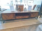 Tv Dressior venice teakhout Nu 40% er af !, 150 tot 200 cm, Nieuw, Ophalen of Verzenden, 25 tot 50 cm