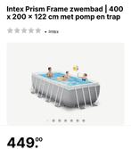 Zwembad Intex als nieuw, Ophalen of Verzenden, Zo goed als nieuw
