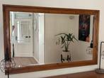 Recht hoekige spiegel grenenlijst, Ophalen, Gebruikt, 125 cm of meer, Minder dan 100 cm