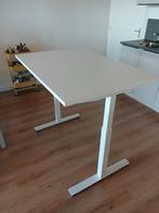 Handmatig verstelbaar zit-sta bureau, Huis en Inrichting, Bureaus, Ophalen, In hoogte verstelbaar, Gebruikt, Stabureau