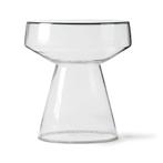 HK Living Glazen Bijzettafel, Ophalen of Verzenden, Nieuw, Glas