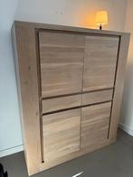 Mooie houten kast - 138x45x165 cm, Ophalen, 100 tot 150 cm, Zo goed als nieuw, Met lade(s)