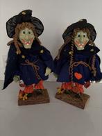 Twee Halloween Heksen Decoratie, Ophalen of Verzenden, Gebruikt