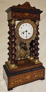 antieke franse kolommen pendule, Antiek en Kunst, Ophalen of Verzenden