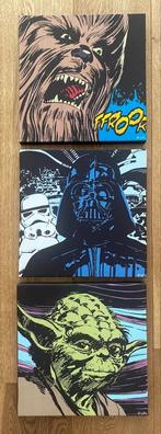 Star wars 3-Luik wanddecoratie, Kinderen en Baby's, Kinderkamer | Inrichting en Decoratie, Ophalen of Verzenden, Zo goed als nieuw