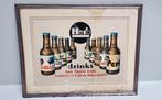 Antiek reclamebord bord Hero frisdrank glacoide plaat, Verzamelen, Ophalen of Verzenden, Gebruikt, Reclamebord