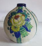 art deco Boch Keramis gestyleerde kleurrijke bloemen 97, Verzenden