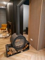 Dik geurts odin tunnel met plateau showroom opstelling, Houtkachel, Ophalen of Verzenden, Zo goed als nieuw, Vrijstaand