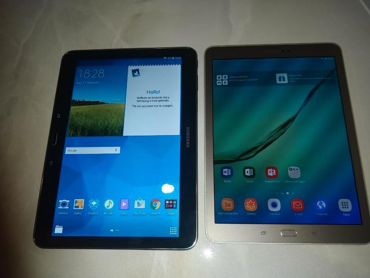 Als nieuw 2x Samsung tablets, ideaal voor kinderen, Computers en Software, Android Tablets, Zo goed als nieuw, 10 inch, 32 GB