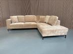GRATIS LEVERING Hoekbank Velvet Bruin 280x245 SHOWROOMMODEL, Huis en Inrichting, Banken | Bankstellen, 250 tot 300 cm, Nieuw, Ophalen of Verzenden