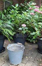 ZINKEN EMMER, Gebruikt, Minder dan 30 cm, Rond, Ophalen of Verzenden